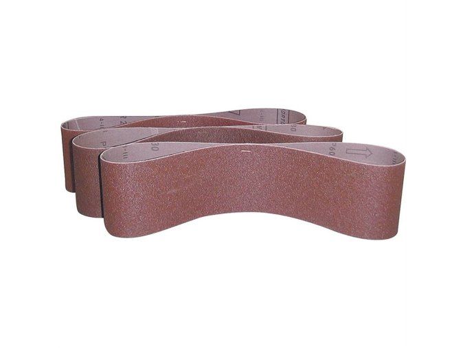 Sada brusných pásů 915 x 100 mm - K 80 k bruskám BTS a GBTS, 3dílná